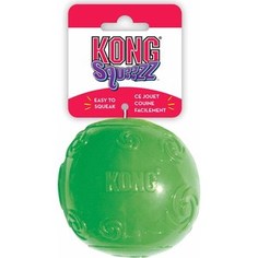 Игрушка KONG Squeezz Ball Extra Large Мячик очень большой 9см резиновый с пищалкой для собак