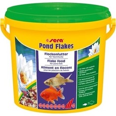 Корм SERA POND FLAKES Flake Food for Pond Fish хлопья для прудовых рыб 3,8л (600г)