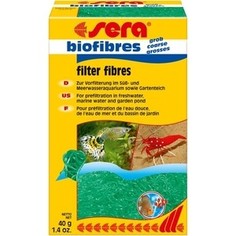 Наполнитель SERA BIOFIBRES GROSSES Filter Fibres для грубой механической предварительной очистки воды в аквариумах и прудах 400г