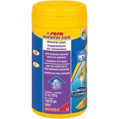 Препарат SERA MINERAL SALT Mineral Plus обогащения воды минералами для аквариума 250мл (280г)