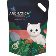 Наполнитель AromatiCat Яблоневый сад силикагелевый с ароматом яблока для кошек 10л (АС210)