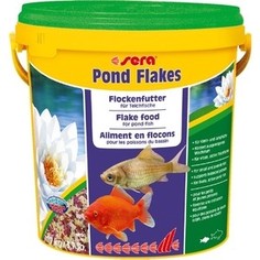 Корм SERA POND FLAKES Flake Food for Pond Fish хлопья для прудовых рыб 10л (1,7кг)