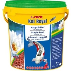 Корм SERA KOI ROYAL LARGE Staple Food for Large Koi гранулы для крупных кои 10л (2кг)