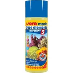 Препарат SERA MARINE TRACE ELEMENTS COMPONENT 3 Anionics насыщение воды анионными микроэлементами для морских аквариумов 500мл