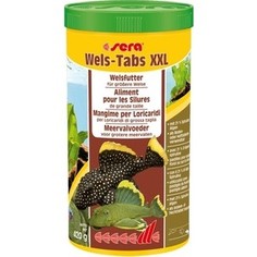 Корм SERA Wels Tabs XXL for CatFish тонущие таблетки для сомов и донных рыб 1л (420г)