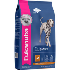 Сухой корм Eukanuba Senior Dog Lamb & Rice Formula с ягненком и рисом для пожилых собак всех пород 12кг