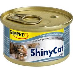 Консервы Gimborn Gimpet ShineCat Tuna with Shrimp тунцец с креветками для кошек 70г (413297)
