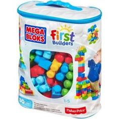 Конструктор Mattel Mega bloks first builders обучающий 80 деталей (CYP72)