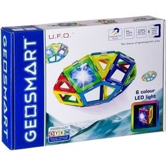 Магнитный конструктор Bondibon GEOSMART НЛО, светящееся, 25 деталей (ВВ2317 )