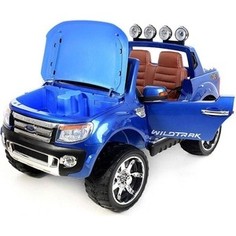 Электромобиль River Toys NEW FORD RANGER GLANEC (лицензионная модель) 4WD синий глянец