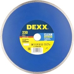 Диск алмазный DEXX сплошной для УШМ 230х22,2 мм (36703-230)