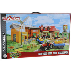 Игровой набор Majorette Большая ферма Creatix + 1 трактор, 75x57x20 см (2050006)