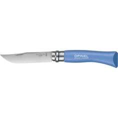 Нож складной Opinel №7 VRI Colored Tradition Sky blue (нержавеющая сталь, рукоять граб, длина клинка 8 см, цвет небесно-голубой)