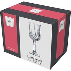 Набор бокалов для вина 6 штук 170 мл Eclat Longchamp (L7552) Eclat