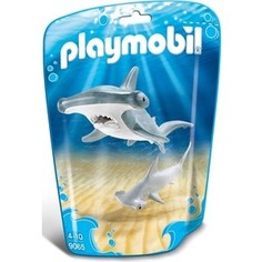 Игровой набор Playmobil Аквариум: Молотоголовая акула с детенышем (9065pm)