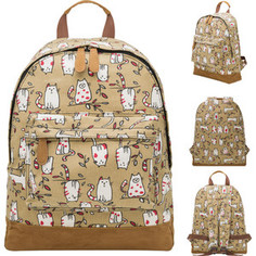 Рюкзак Action мягкий, разм. 37х30х10 см, с принтом Котики, 1 дизайн Action!