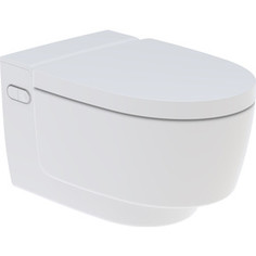 Унитаз-биде подвесной Geberit AquaClean Mera Classic Rimfree, с сиденьем микролифт, дизайн панель белая (146.204.11.1)