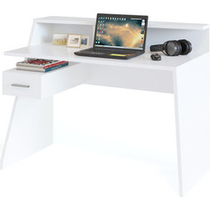 Компьютерный стол СОКОЛ КСТ-108 белый