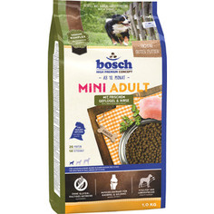 Сухой корм Bosch Petfood Mini Adult Poultry & Millet с птицей и просом для собак мелких пород 1кг
