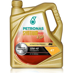 Моторное масло Petronas Syntium Moto 4 SP 10W-40 4л