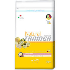 Сухой корм Trainer Natural Mini Adult Dry-Cured Ham, Rice&Royal Jelly с ветчиной, рисом и маточным молочком для собак мелких пород 2кг
