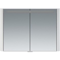 Зеркальный шкаф Am.Pm Sensation 100 с подсветкой, белый глянец (M30MCX1001WG) Am.Pm.