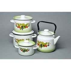 Набор эмалированной посуды СтальЭмаль Компот 1с142