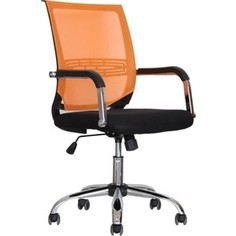 Кресло Стимул-групп CTK-XH-6057 CH black (сиденье черная сетка) / orange (спинка оранжевая сетка)