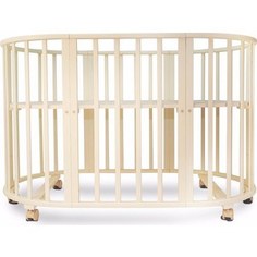 Кроватка трансформер Valle Patrisia 5 в1 без маятника, слоновая кость VA6911