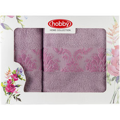 Набор из 2 полотенец Hobby home collection Ruzanna 50x90/70x140 лиловый (1501001056)