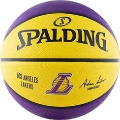 Мяч баскетбольный Spalding NBA Team Los Angeles Lakers р.7 (83-510z)