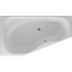 Акриловая ванна Акватек Медея 170х95 см левая фронтальная панель, каркас, слив-перелив (MED180-0000037)