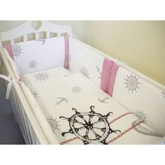 Комплект в кроватку By Twinz 6 пр. Морской Бриз КЛАССИКА