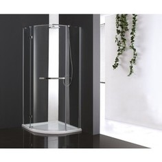 Душевой уголок Cezares Bergamo RH-1 Arco L 120x100 левый, прозрачный, хром (BERGAMO-W-RH-1-120/100-ARCO-C-Cr-L-IV)