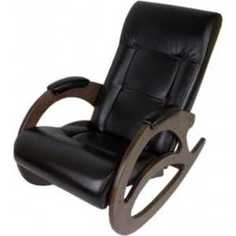 Кресло-качалка Мебелик Тенария 1 эко-кожа венге