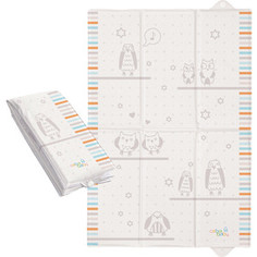 Матраc пеленальный Ceba Baby 40*60 см для путешествий Owls grey W-305-044-260