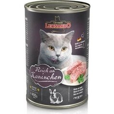 Консервы Leonardo Quality Selection Rich In Rabbit c кроликом для кошек 400г (756219)