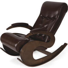 Кресло-качалка Мебелик Тенария 6 темно-коричневый