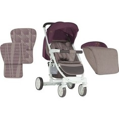 Прогулочная коляска Lorelli S-300 с накидкой на ножки Бежево-красный / Beige&Red 1839