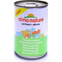 Консервы Almo Nature Classic Adult Cat with Eastern Little Tuna с пятнистым индо-тихоокеанским тунцом для кошек 140г (0899)