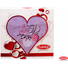 Полотенце Hobby home collection Love 50x90 см лиловый (1501000505)
