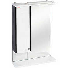 Зеркальный шкаф Меркана ольга 55 см шкаф слева свет венге (16023)