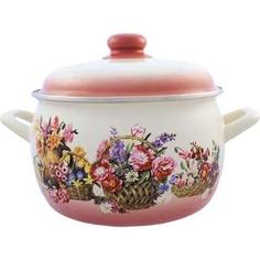 Кастрюля эмалированная 2.2 л Metrot Эксклюзив Краски лета (117674)