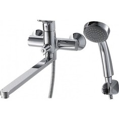 Смеситель для ванны Bravat Drop универсальный с лейкой (F64898C-LB)