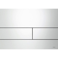 Панель смыва TECE square металлическая, белая (9240832)