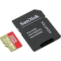 Карта памяти Sandisk Extreme microSDXC 64GB 100MB/s A1 C10 V30 UHS-I U3 (SDSQXAF-064G-GN6AA)