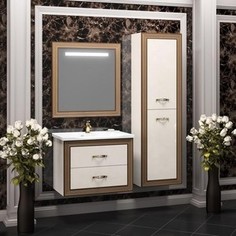 Тумба с раковиной Opadiris Карат 80 золото (Z0000004321 + Z0000006703)