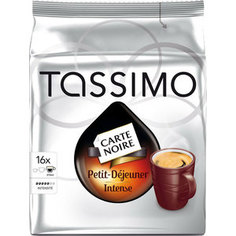 Кофе в капсулах TASSIMO Карт Нуар Петит Дежене Интенс 136г