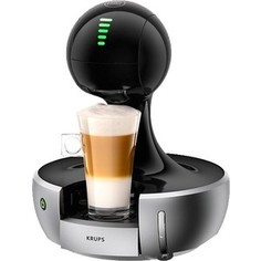 Капсульная кофемашина Krups Dolce Gusto KP350B10 Drop черный/серебристый