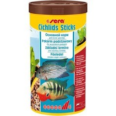 Корм SERA CICHLIDS STICKS Staple Food for All Cichlids палочки для всех видов цихлид 1л (210г)